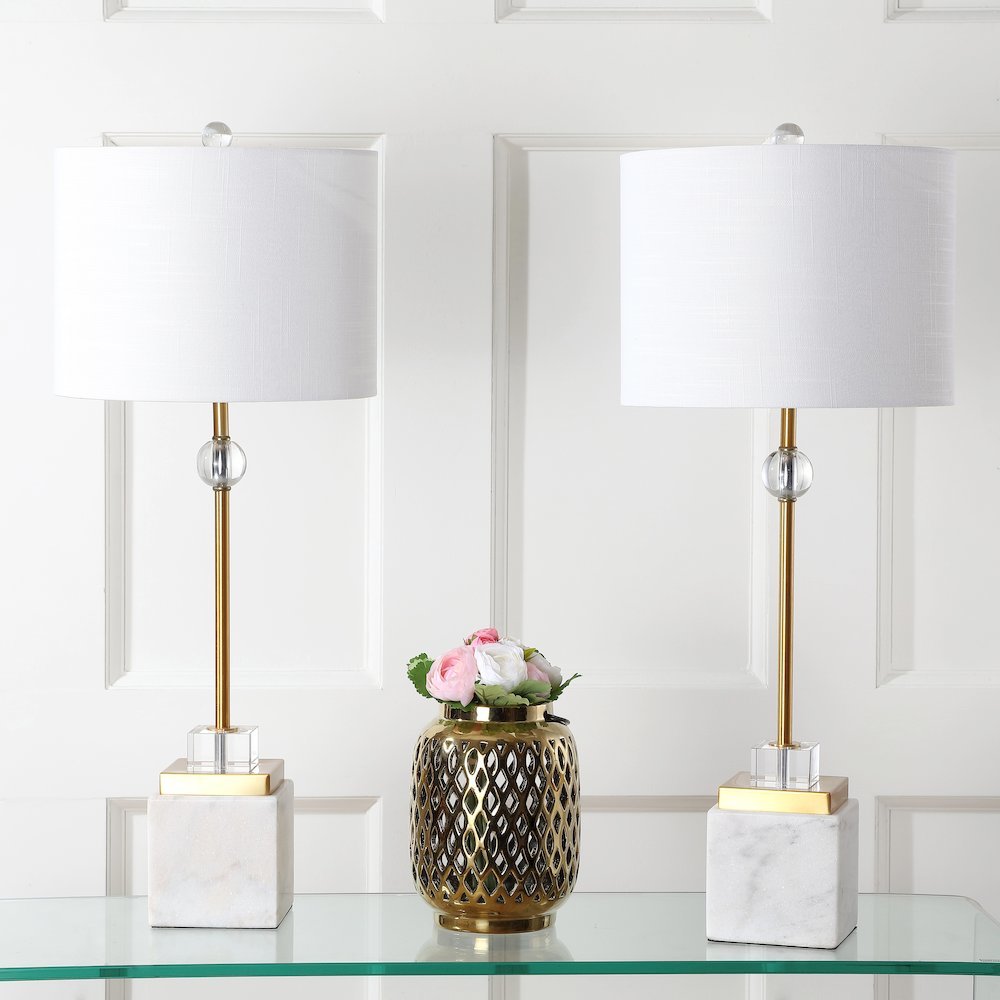 Dawson Marblecrystal Led Table Lamp (Set Of 2). Picture 4