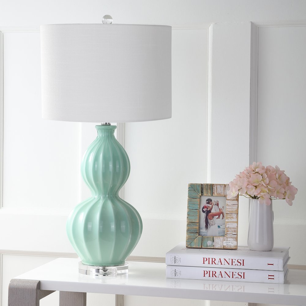 Faye Glass Led Table Lamp. Picture 6