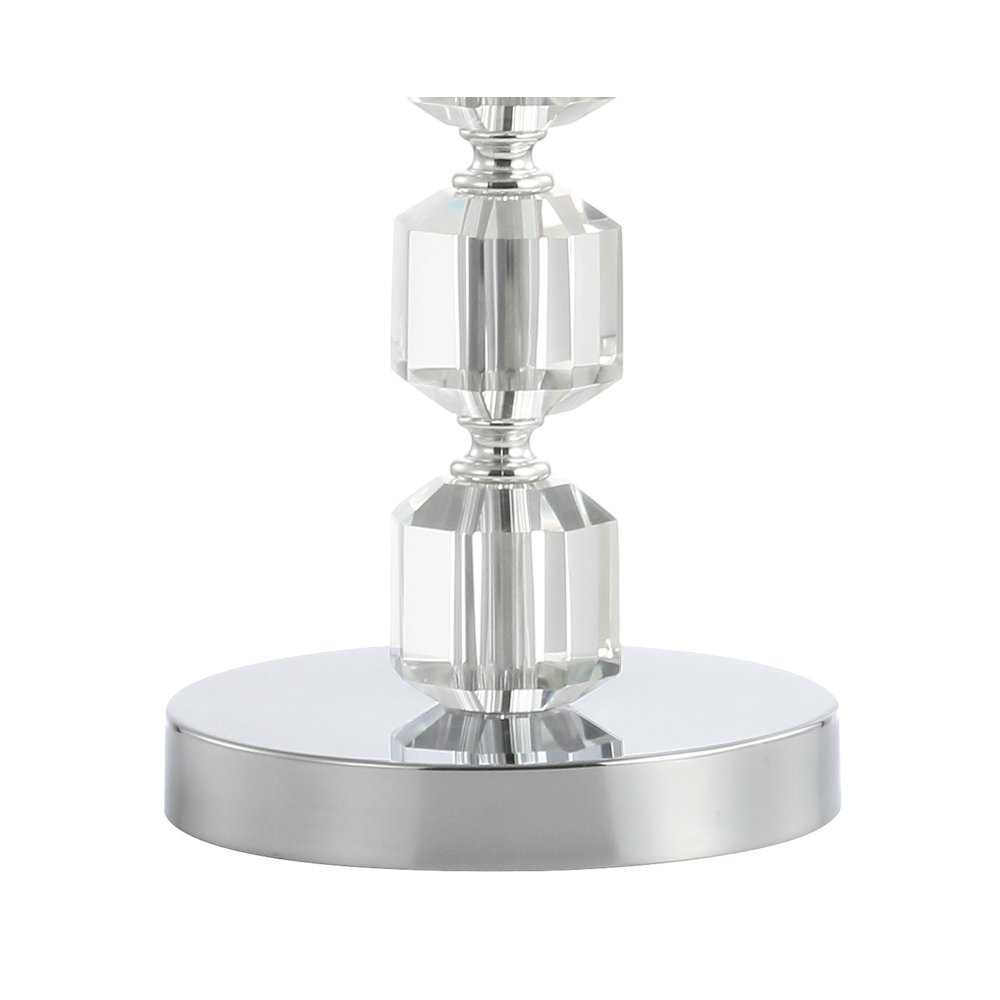 Cary Modern Stacked Crystal/Metal Led Table Lamp (Set Of 2). Picture 6