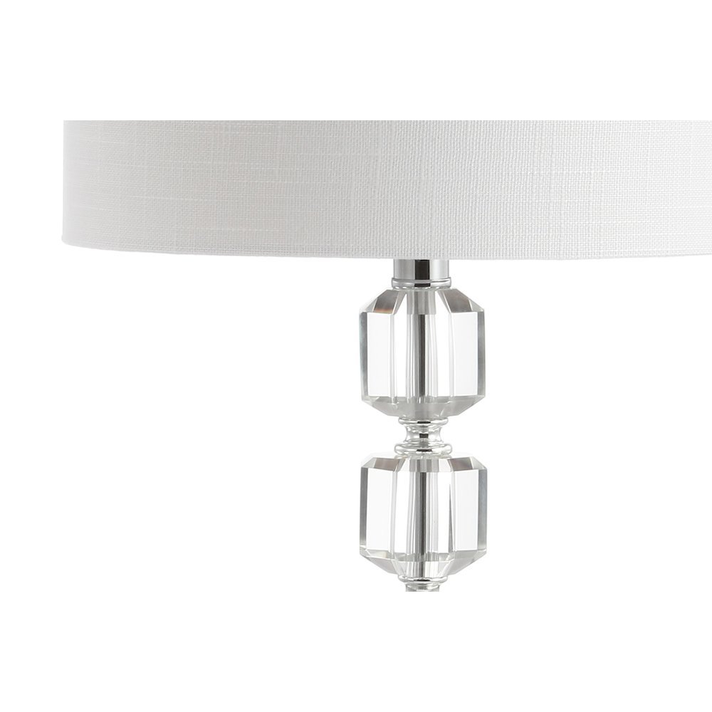 Cary Modern Stacked Crystal/Metal Led Table Lamp (Set Of 2). Picture 5