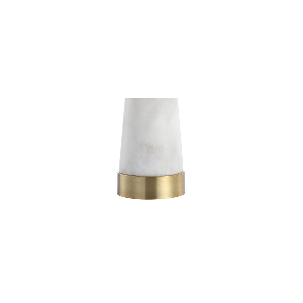 Travis Marbleiron Gold Modern Column Led Table Lamp (Set Of 2). Picture 4