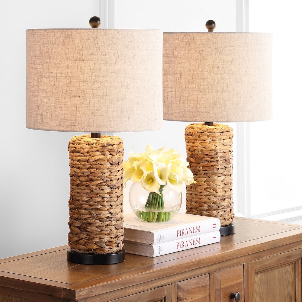 Elicia Sea Grass Led Table Lamp (Set Of 2). Picture 5