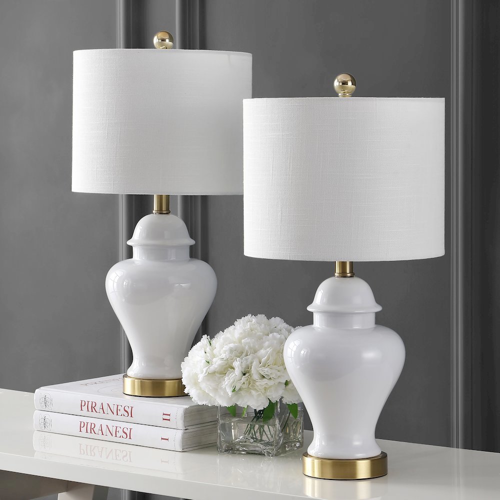 Qin Ceramiciron Classic Cottage Led Table Lamp (Set Of 2). Picture 6