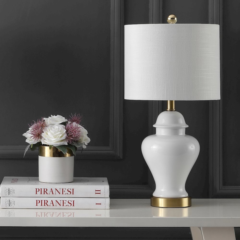 Qin Ceramiciron Classic Cottage Led Table Lamp (Set Of 2). Picture 8