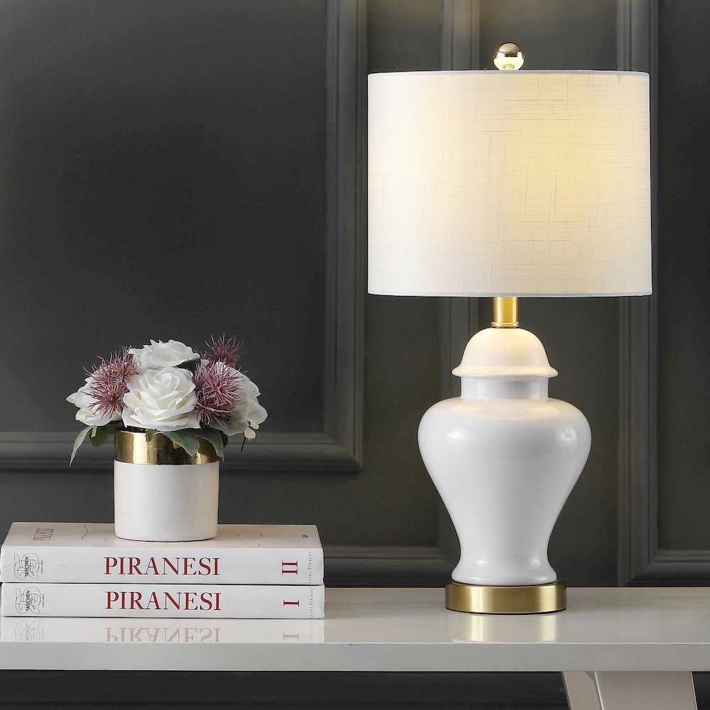 Qin Ceramiciron Classic Cottage Led Table Lamp (Set Of 2). Picture 7