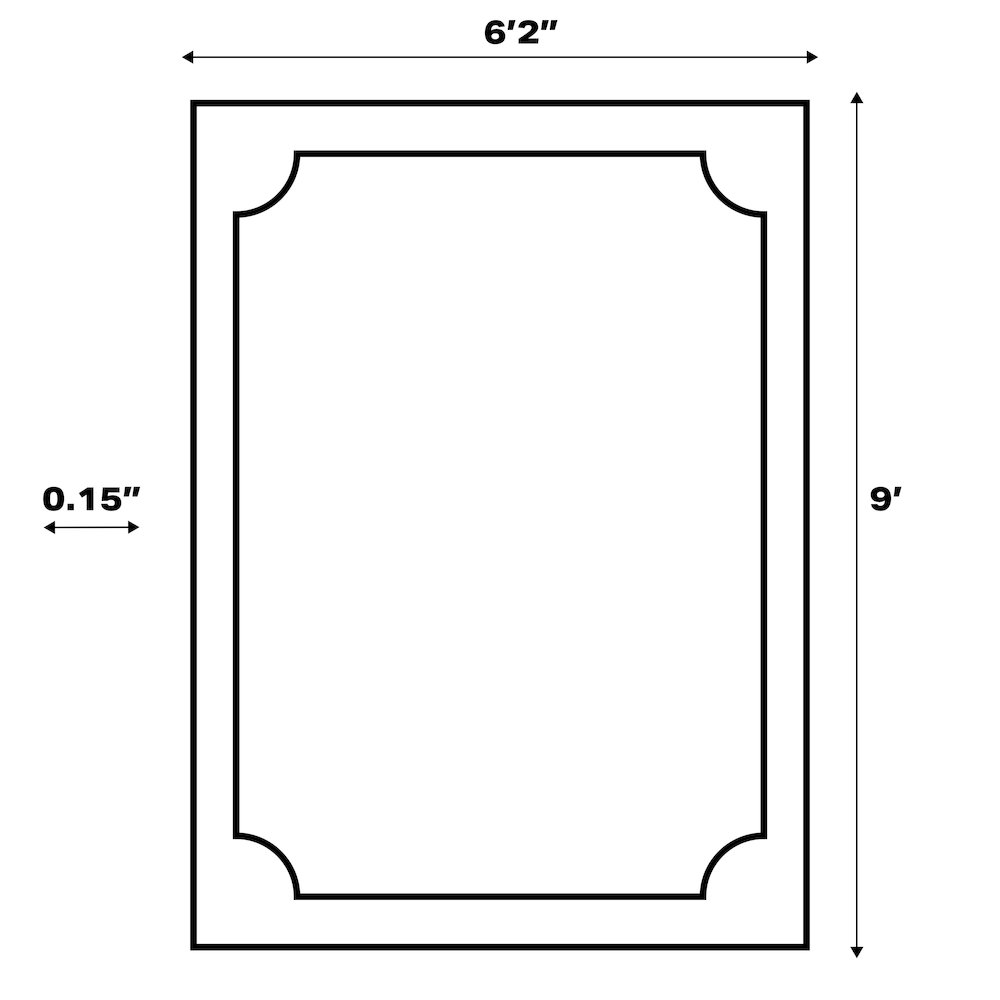 Jasper Modern Rustic AbstractIndoor/Outdoor Shaped  Rug. Picture 4