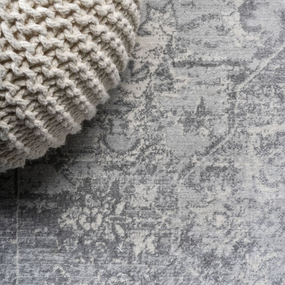 Friv Modern Persian Vintage Medallion Area Rug. Picture 4