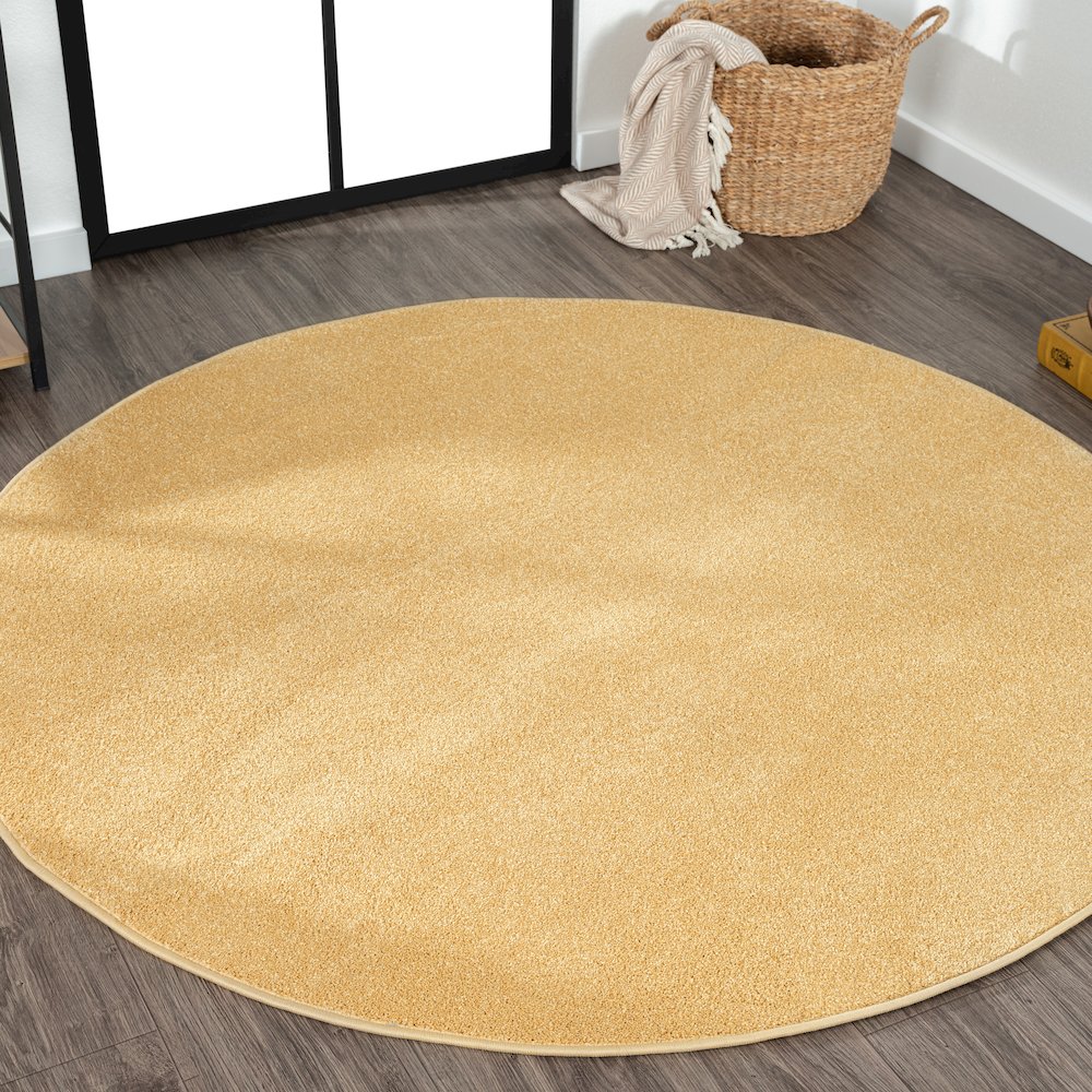 Haze Solid Low-Pile Area Rug. Picture 13