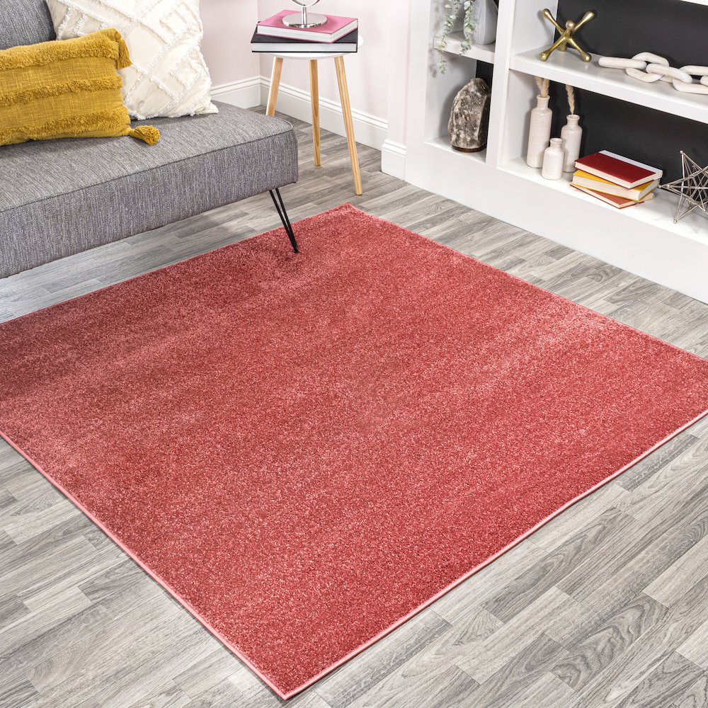 Haze Solid Low-Pile Area Rug. Picture 4