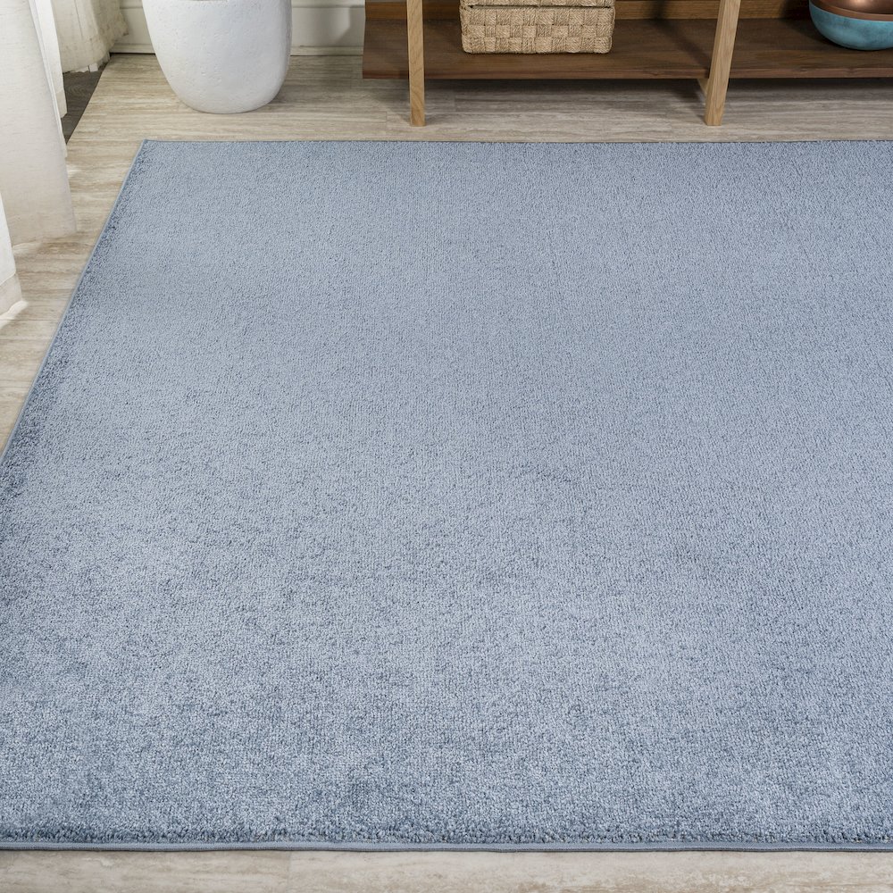 Haze Solid Low-Pile Area Rug. Picture 1
