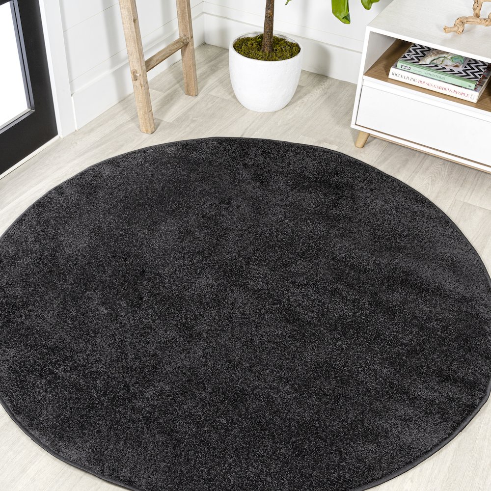 Haze Solid Low-Pile Area Rug. Picture 12