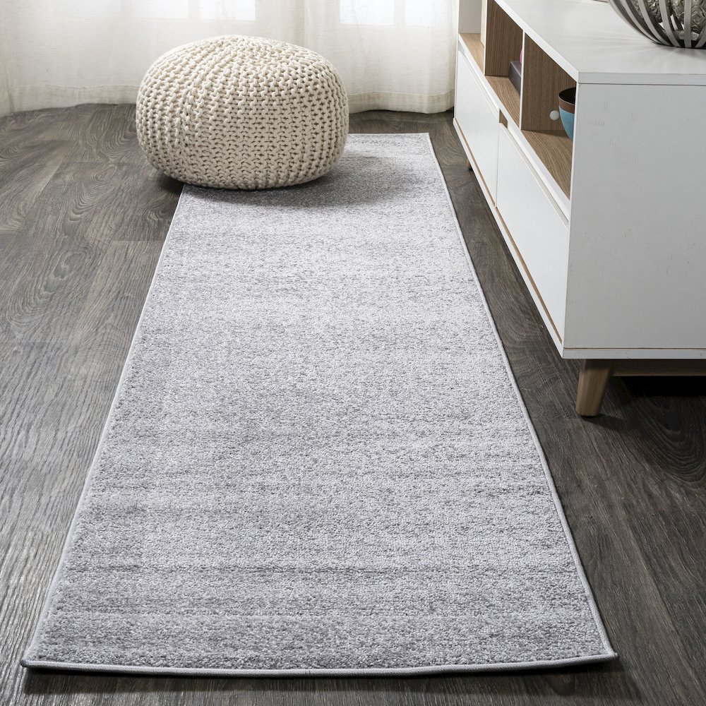 Haze Solid Low-Pile Area Rug. Picture 6