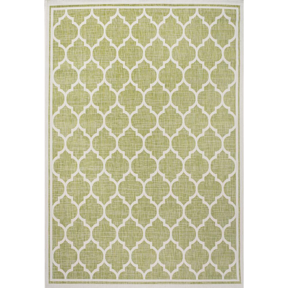 Trebol Moroccan Trellis Textured Weave Indoor/Outdoor Area Rug. Picture 1