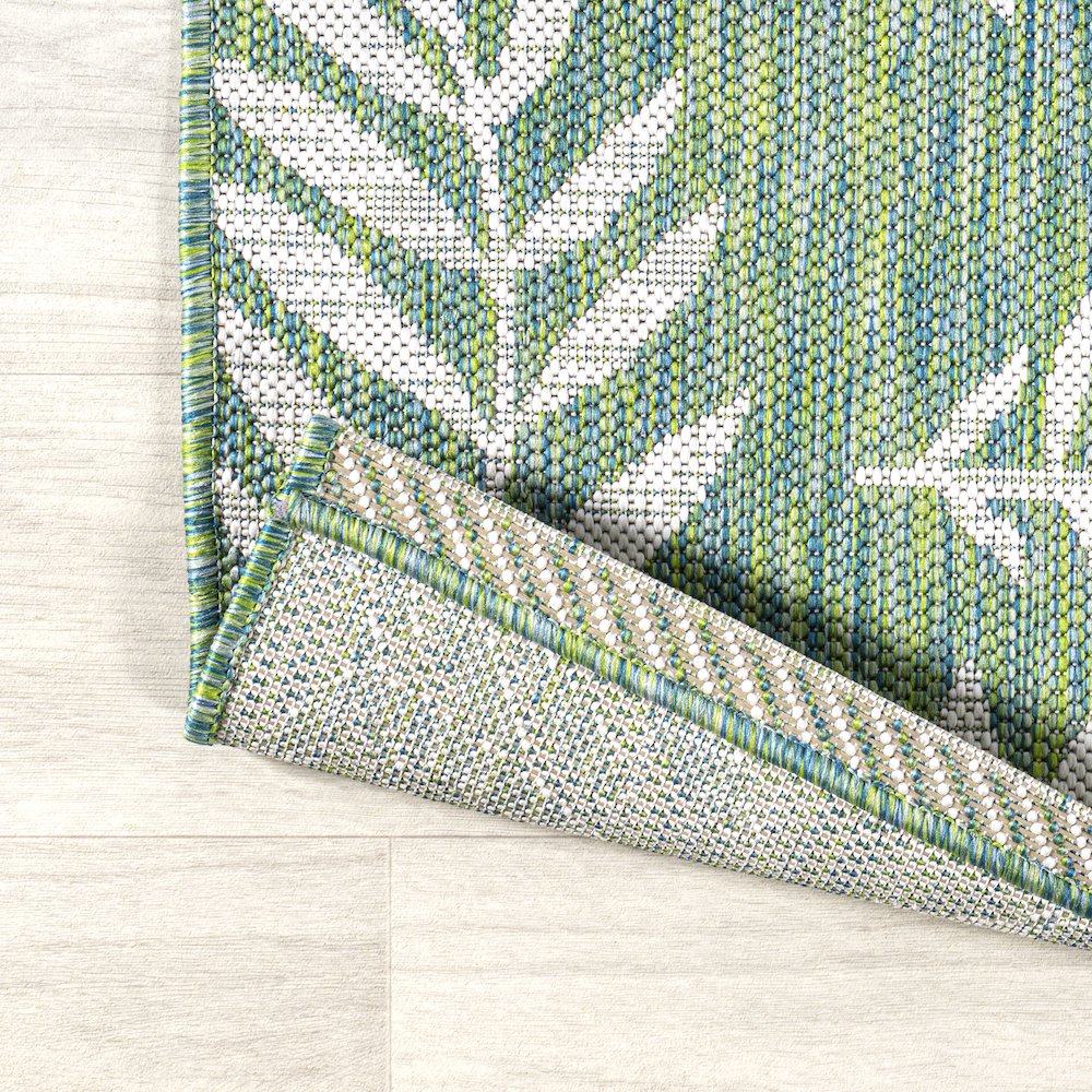 Nevis Palm Frond Indoor/Outdoor Area Rug. Picture 3