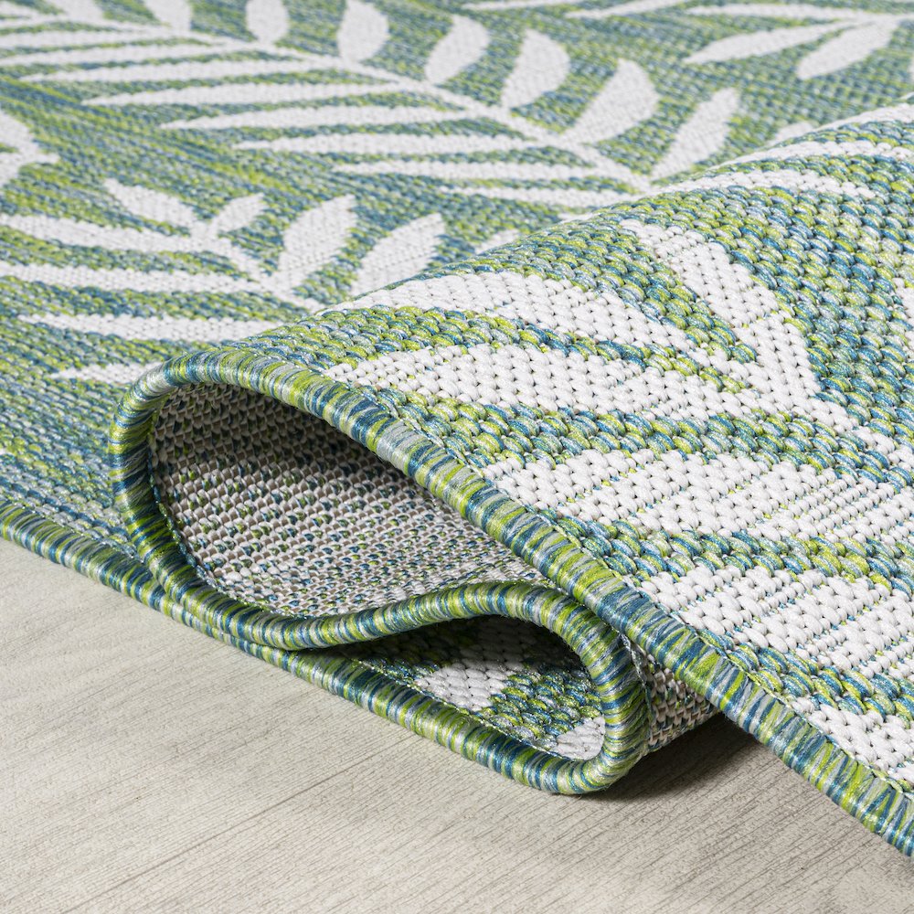 Nevis Palm Frond Indoor/Outdoor Area Rug. Picture 6