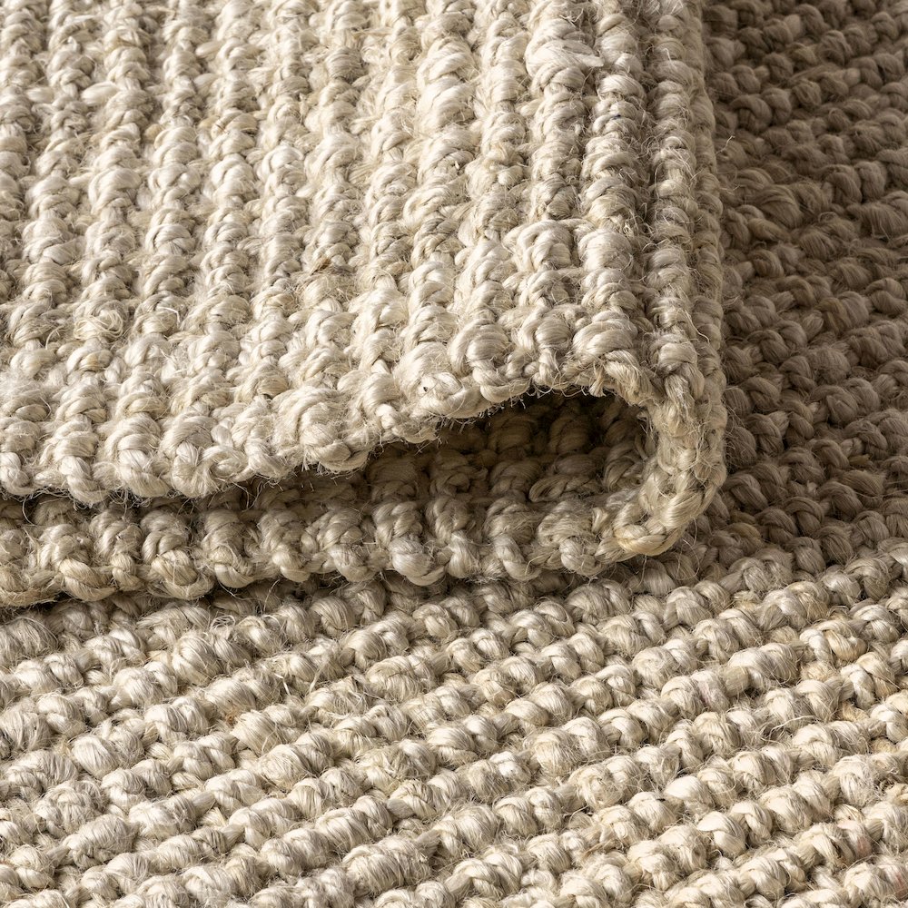 Hiro Hand Woven Chunky Jute Area Rug. Picture 2