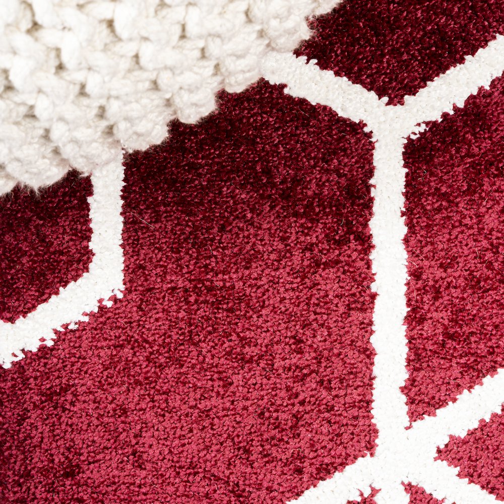 Tumbling Blocks Modern Geometric Area Rug. Picture 14