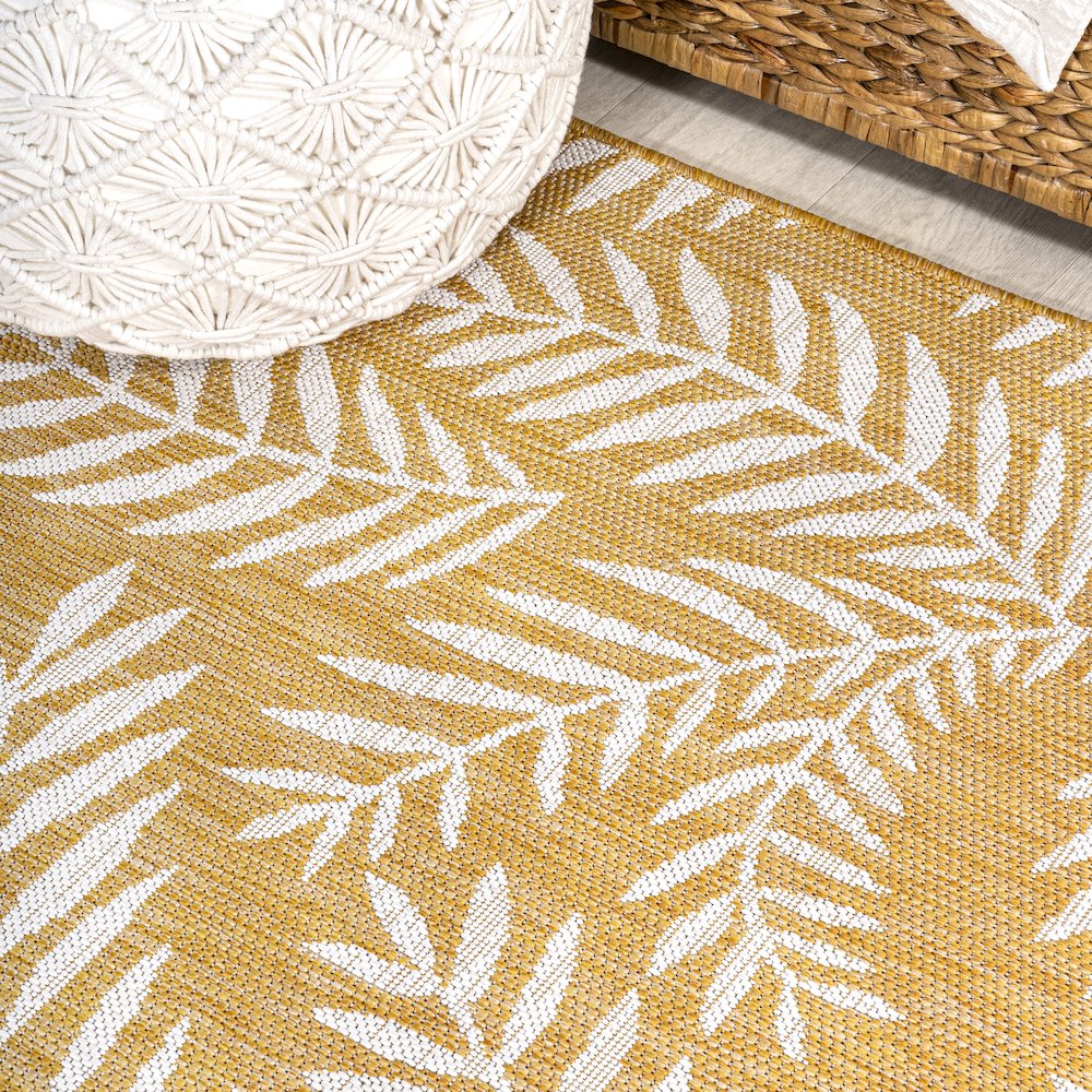 Nevis Palm Frond Indoor/Outdoor Area Rug. Picture 11