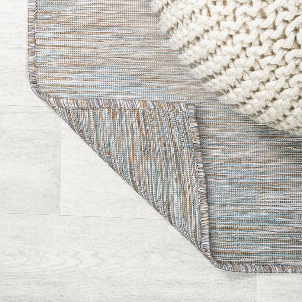 Ethan Modern Flatweave Solid Area Rug. Picture 11