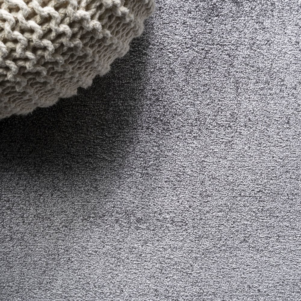 Haze Solid Low Pile Area Rug Gray. Picture 4