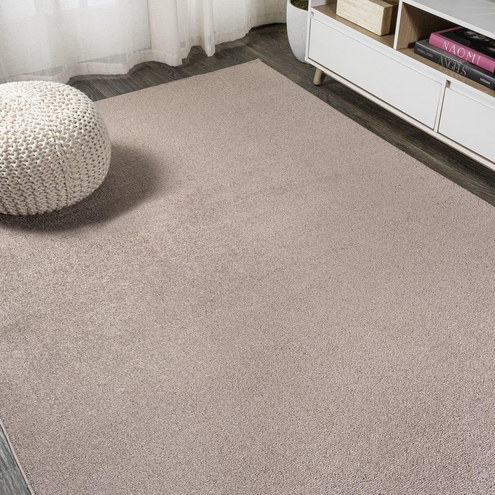 Haze Solid Low-Pile Area Rug. Picture 13