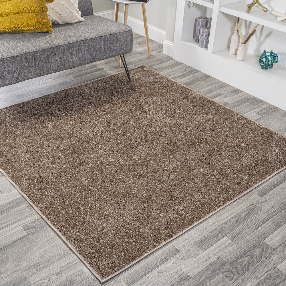 Haze Solid Low-Pile Area Rug. Picture 13