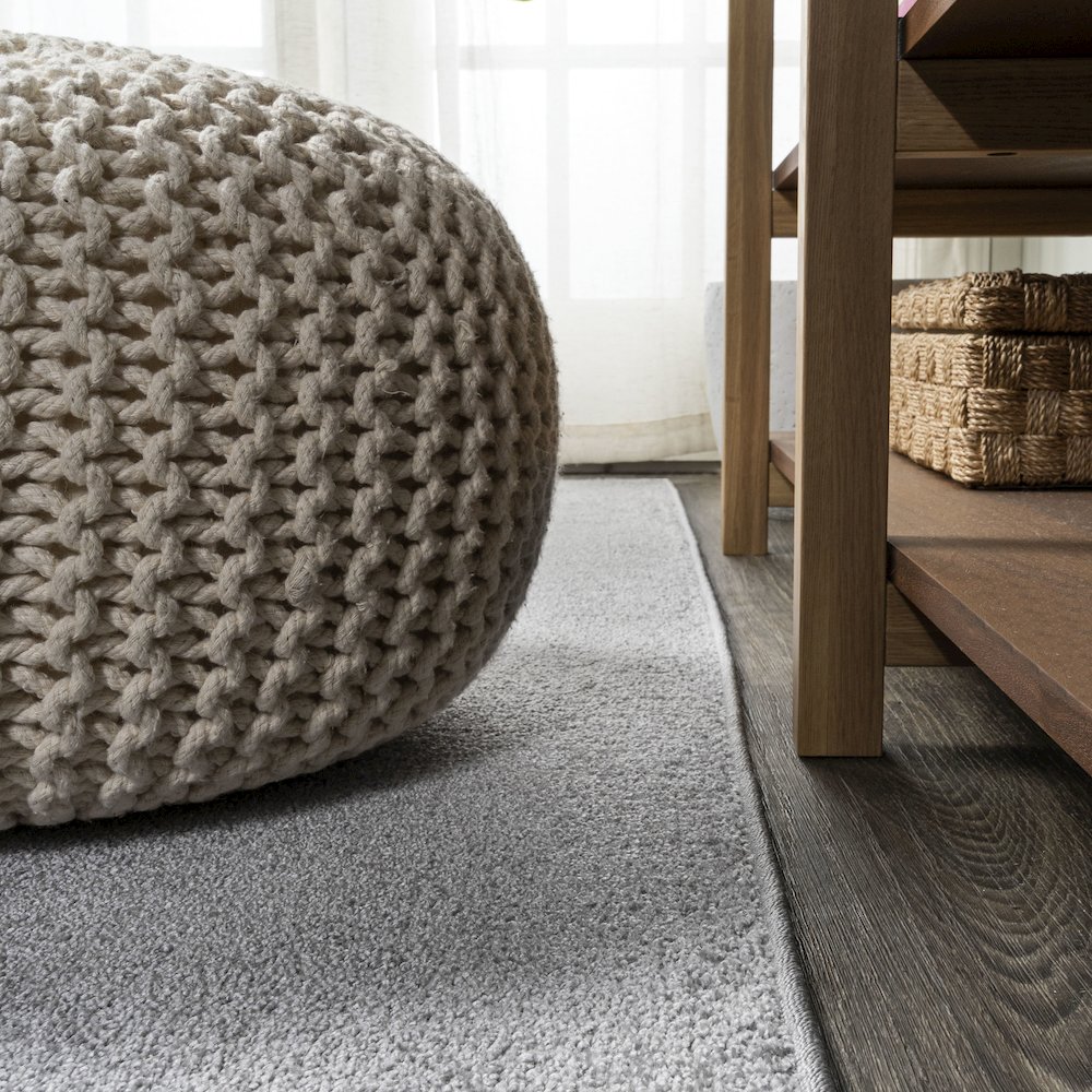 Haze Solid Low Pile Area Rug. Picture 7