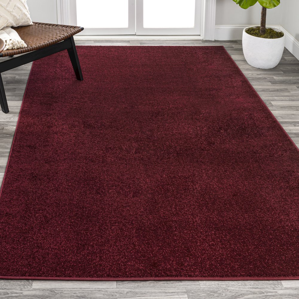 Haze Solid Low-Pile Area Rug. Picture 12