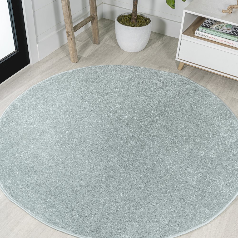 Haze Solid Low-Pile Area Rug. Picture 10