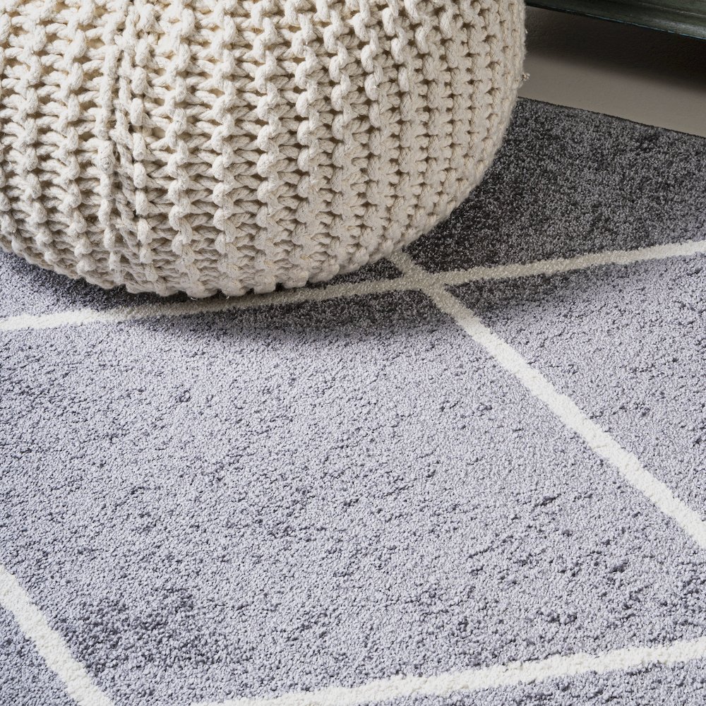 Cole Minimalist Diamond Trellis Area Rug. Picture 12