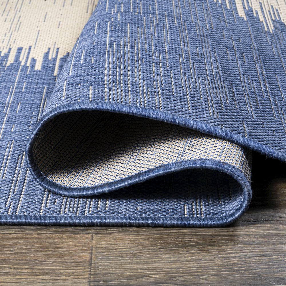 Tavira Modern Strie Indoor/Outdoor Area Rug. Picture 12