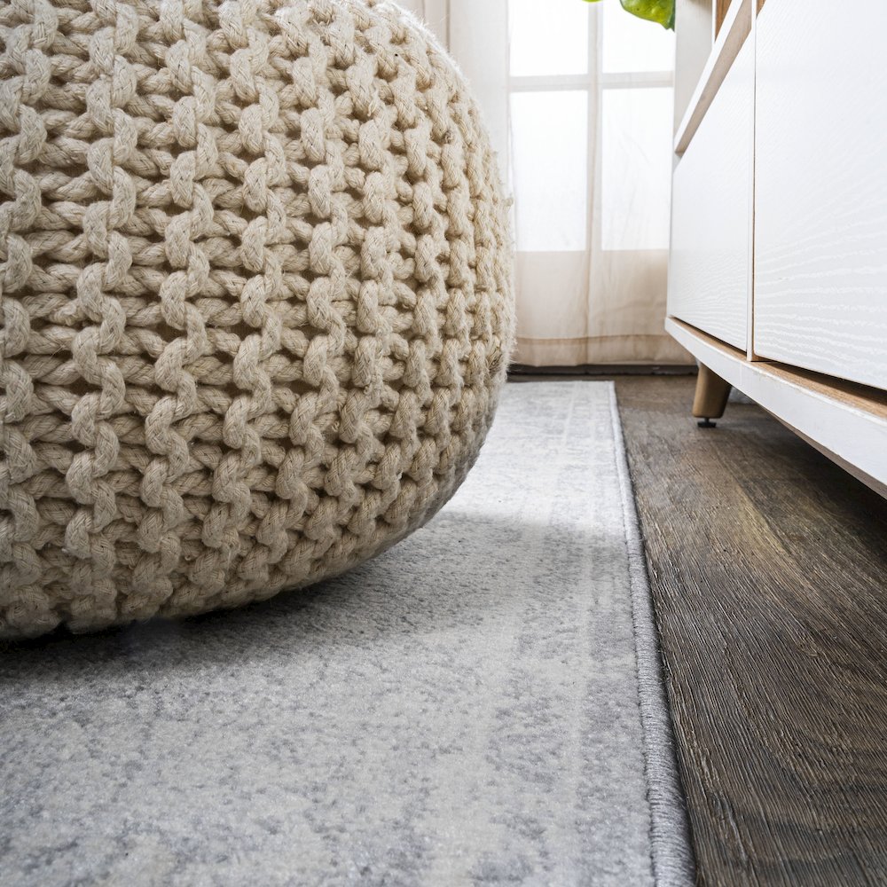 Edison Modern Persian Vintage Medallion Area Rug. Picture 9