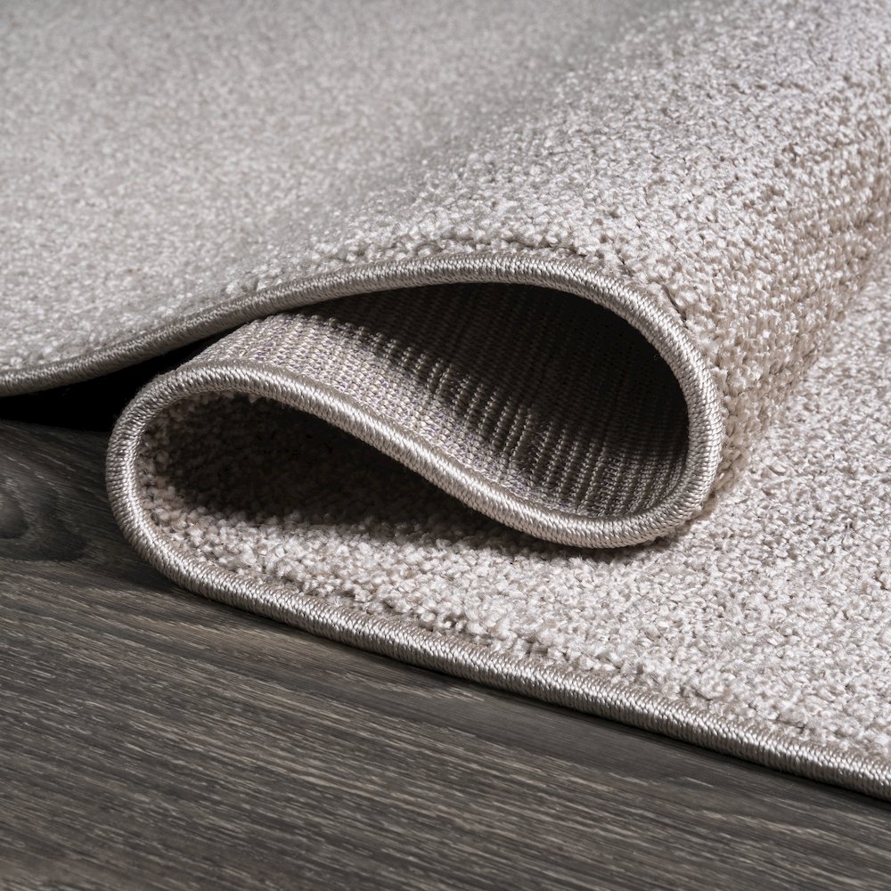 Haze Solid Low Pile Area Rug Beige. Picture 11