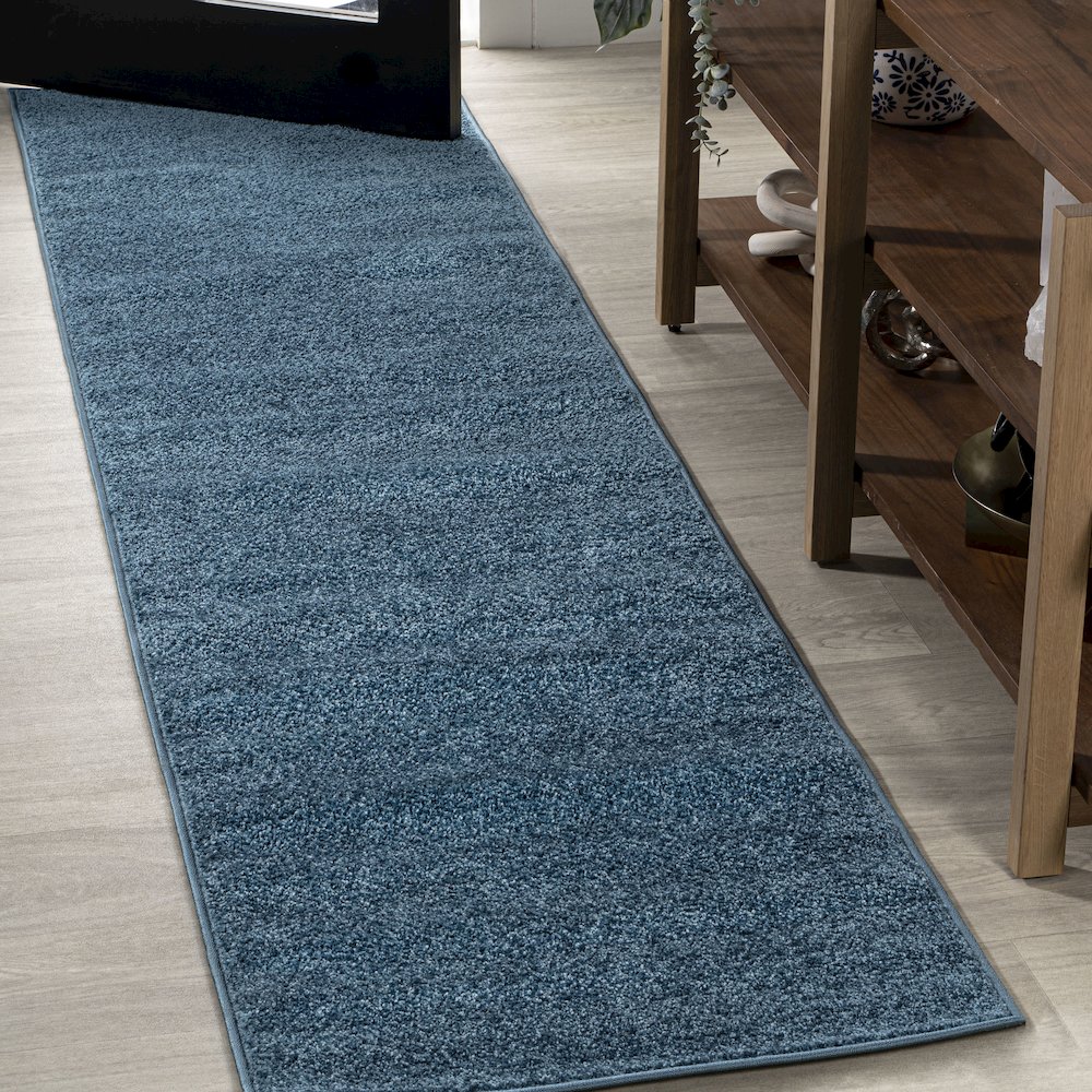 Haze Solid Low-Pile Area Rug. Picture 12