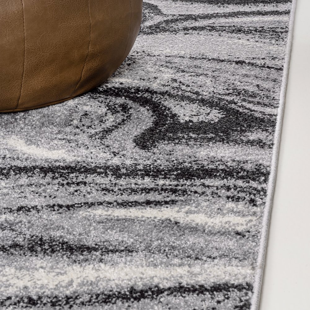 Viscon Abstract Marble Contemporary Area Rug. Picture 16