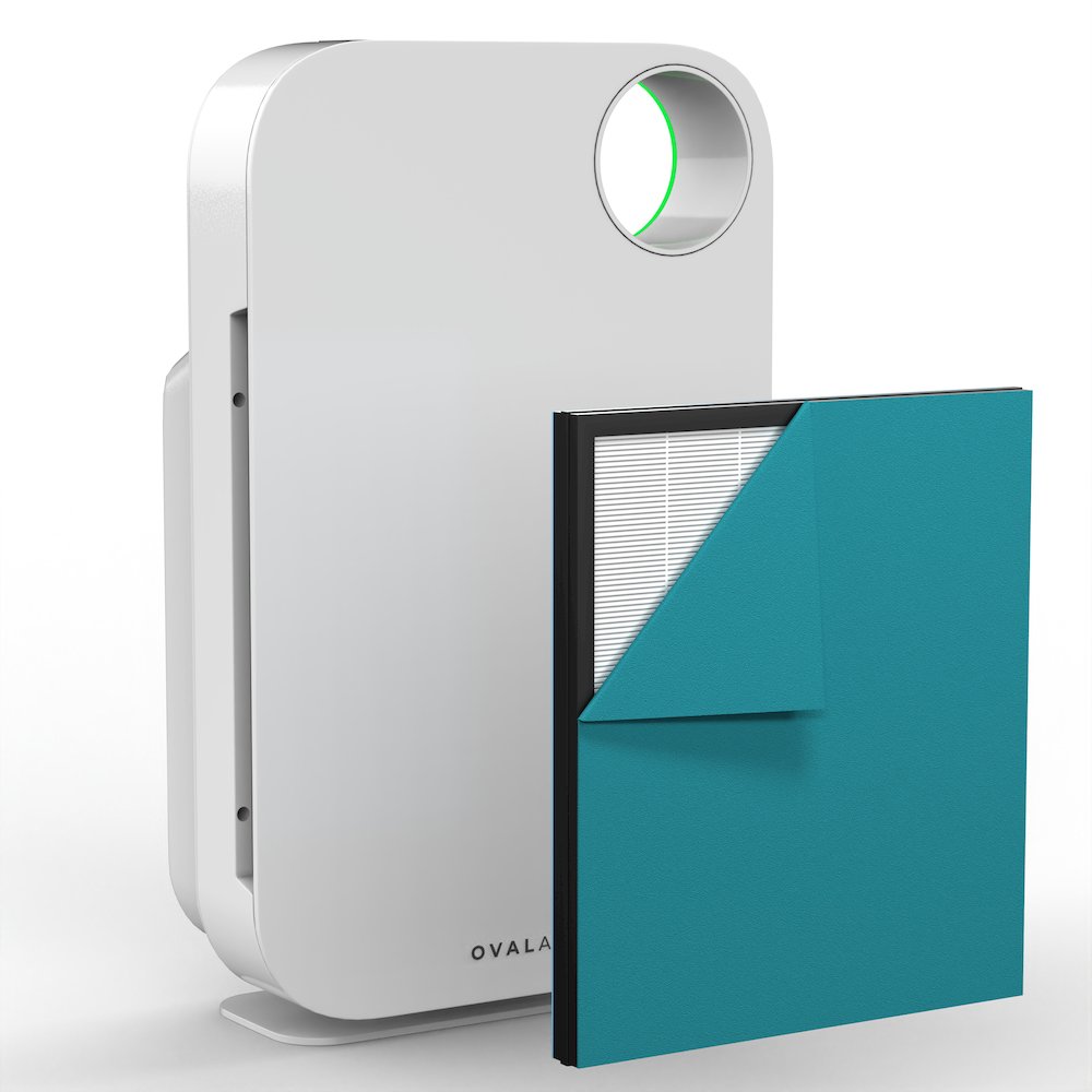 Oval Air 3-Stage H13 True Hepa 5-In-1 Air Purifier. Picture 1