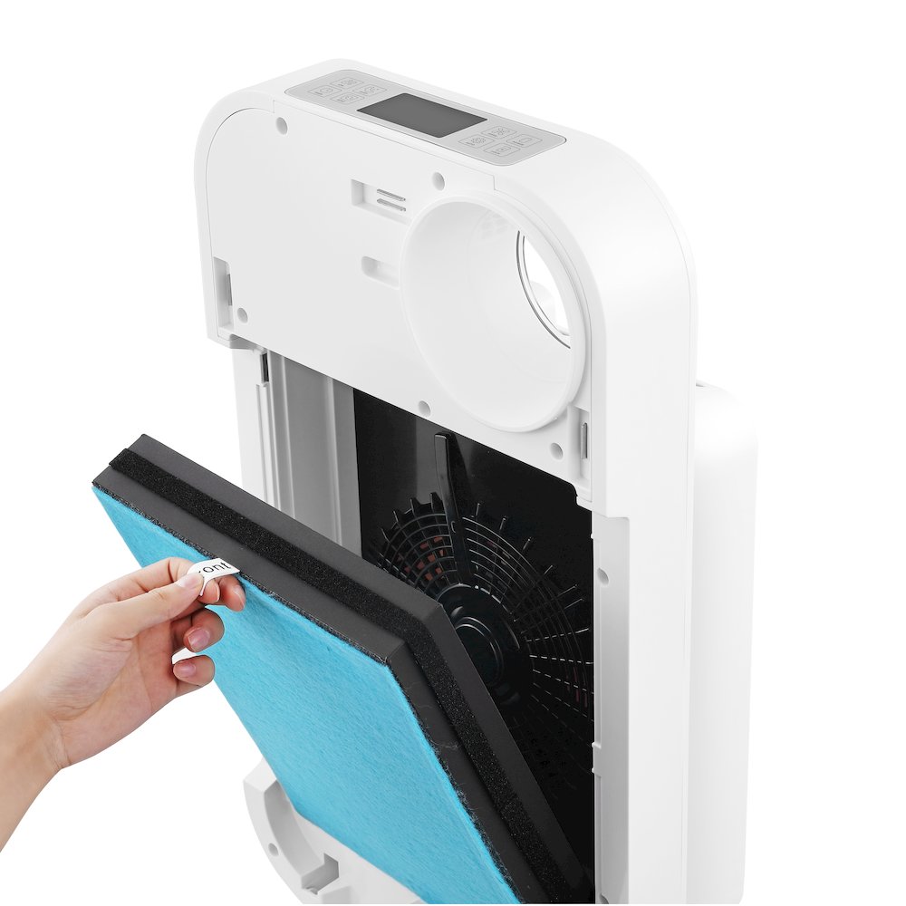 Oval Air 3-Stage H13 True Hepa 5-In-1 Air Purifier For Rooms Reduces Allergies. Picture 4