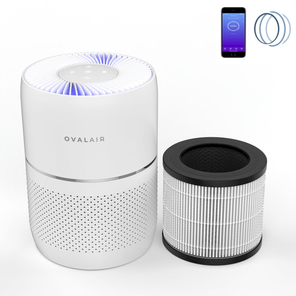 3-Stage H13 Smart True Hepa Desk Air Purifier For Rooms Reduces Allergies. Picture 2