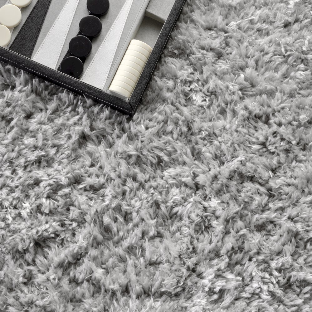 Aydin Solid Plush Shag Area Rug. Picture 4