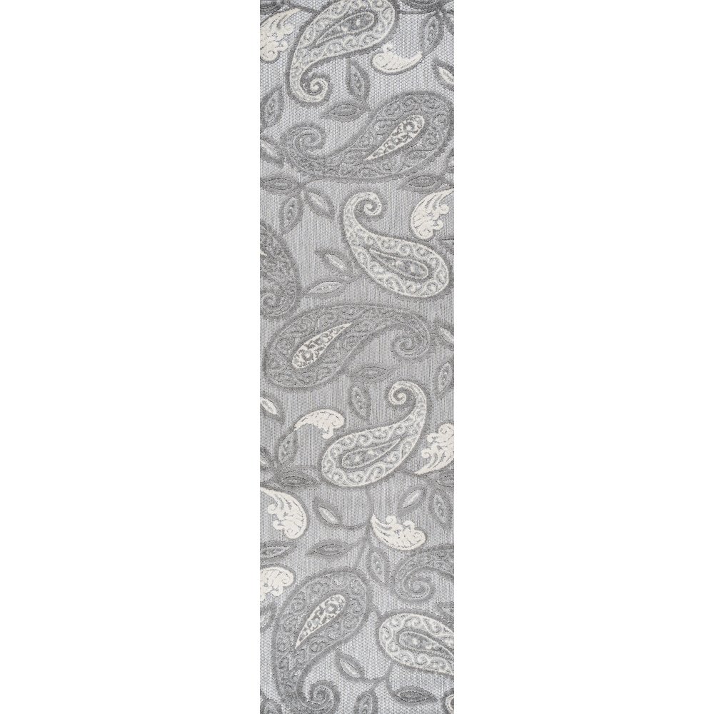 Julien Paisley High-Low Indoor/Outdoor Area Rug. Picture 1