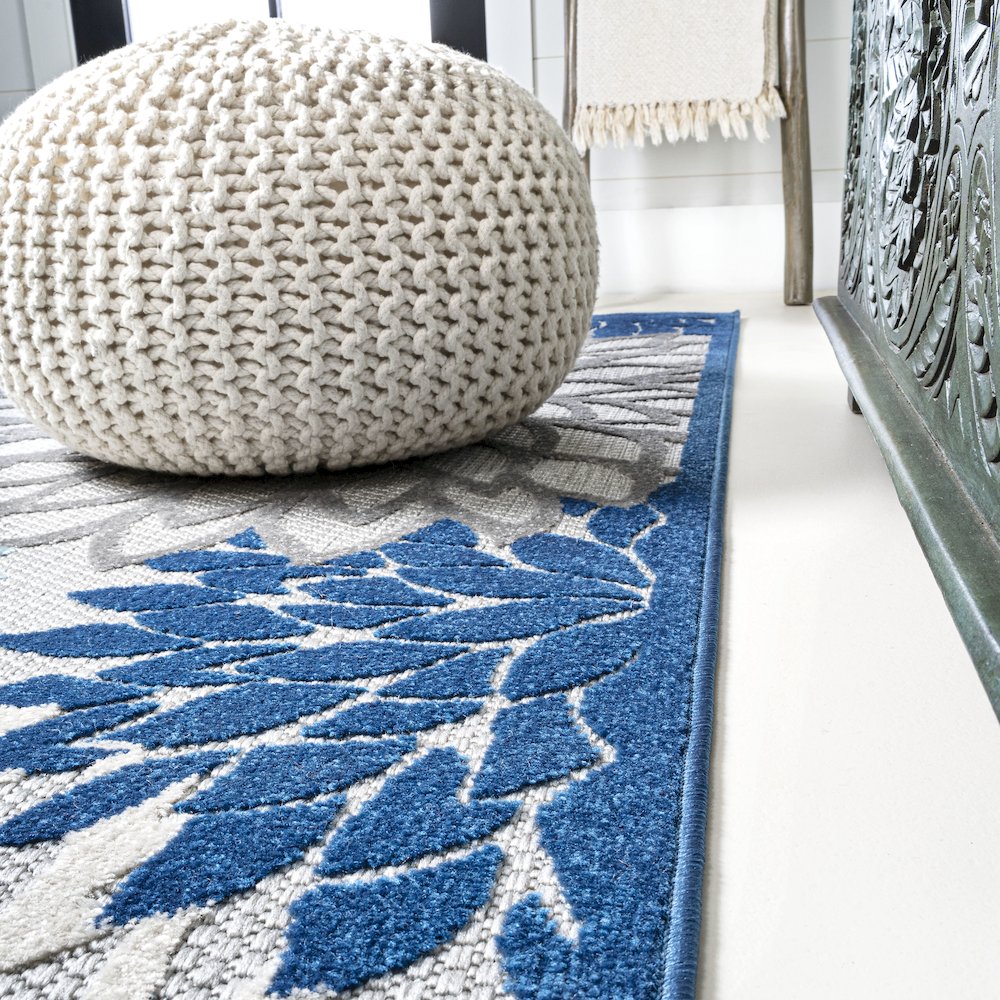 Minori Floral Indoor/Outdoor Area Rug. Picture 7