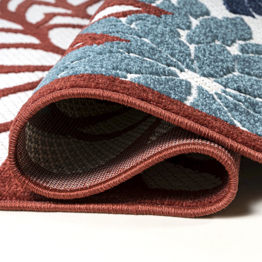 Minori Floral Indoor/Outdoor Area Rug. Picture 8