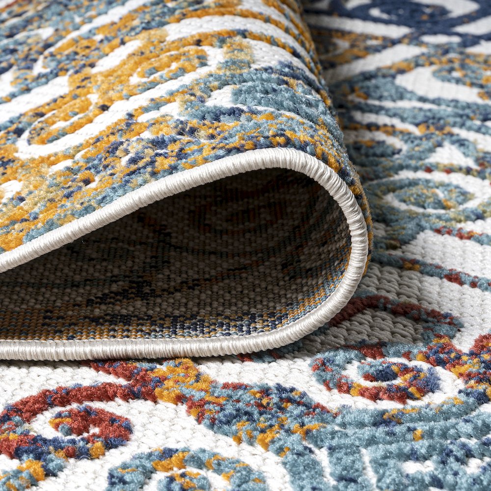 Cetara Ornate Trellis Indoor/Outdoor Area Rug. Picture 6