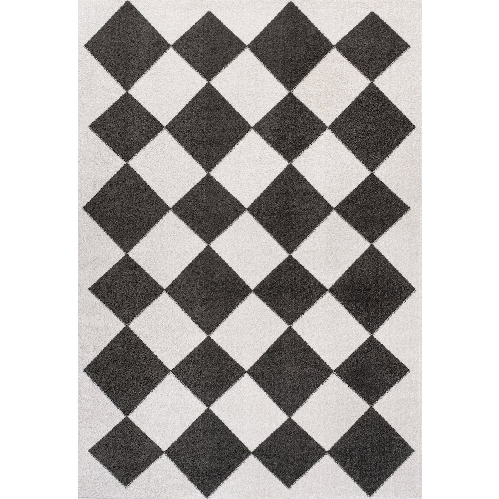 Draper Classic Geometric Diamond Pattern Area Rug. Picture 3