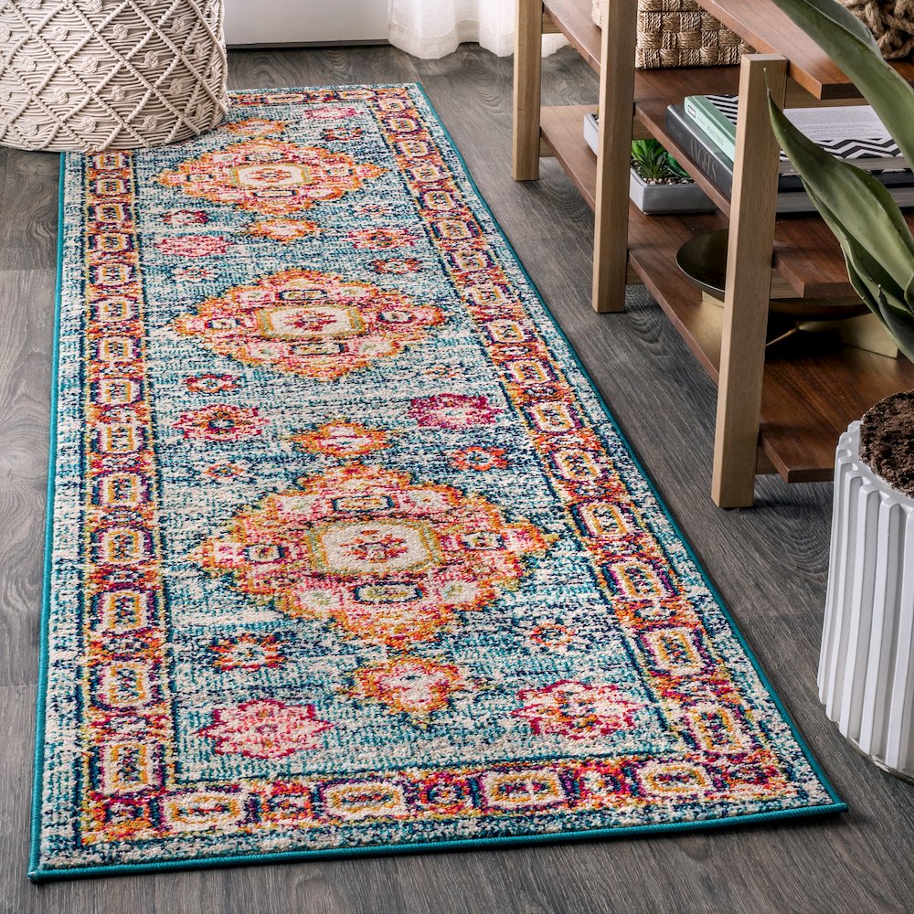 Bpl Bohemian Flair Boho Vintage Medallion Area Rug. Picture 2