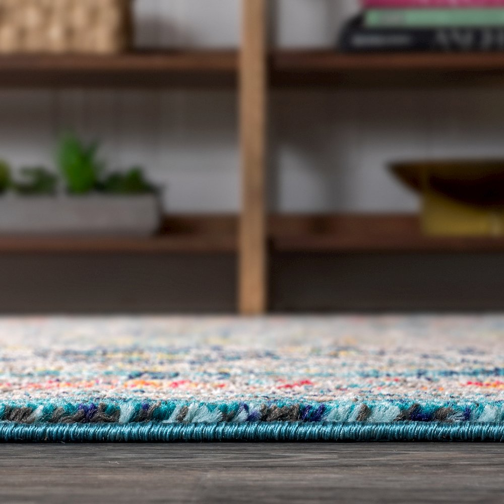 Kristina Bohemian Flair Boho Vintage Medallion Area Rug. Picture 7