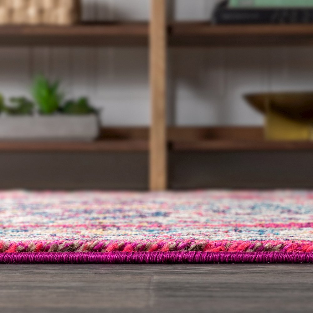Kristina Bohemian Flair Boho Vintage Medallion Area Rug. Picture 7