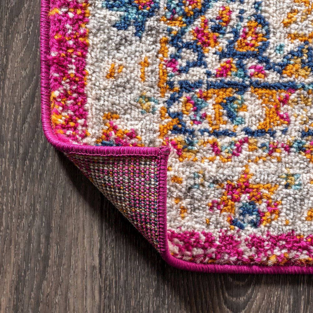 Leann Bohemian Flair Boho Vintage Medallion Area Rug. Picture 3