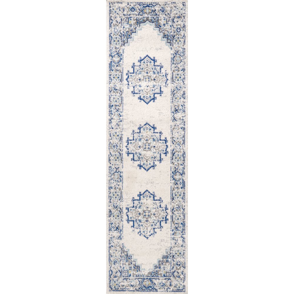 Inigo Cottage Medallion Area Rug. Picture 1