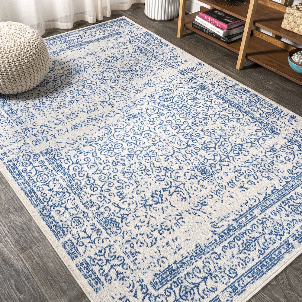 Azul Filigree Area Rug. Picture 4